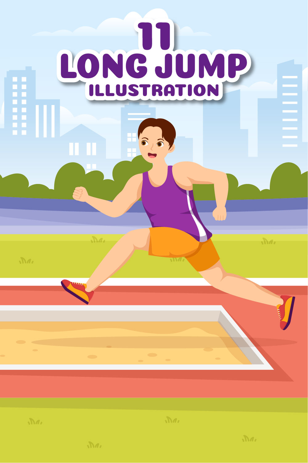 11 Long Jump Sport Illustration - Pinterest.
