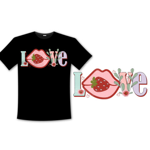 Retro Valentine’s Day T-Shirt Design main cover.