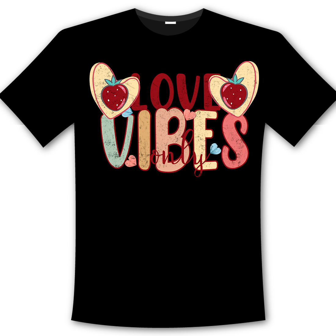 Retro Valentine’s Day T-Shirt Design Cover.