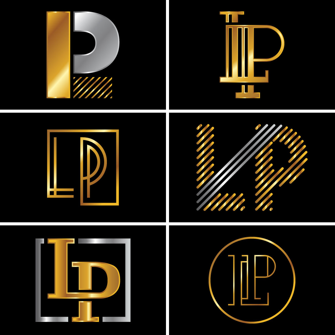 LP monogram logo