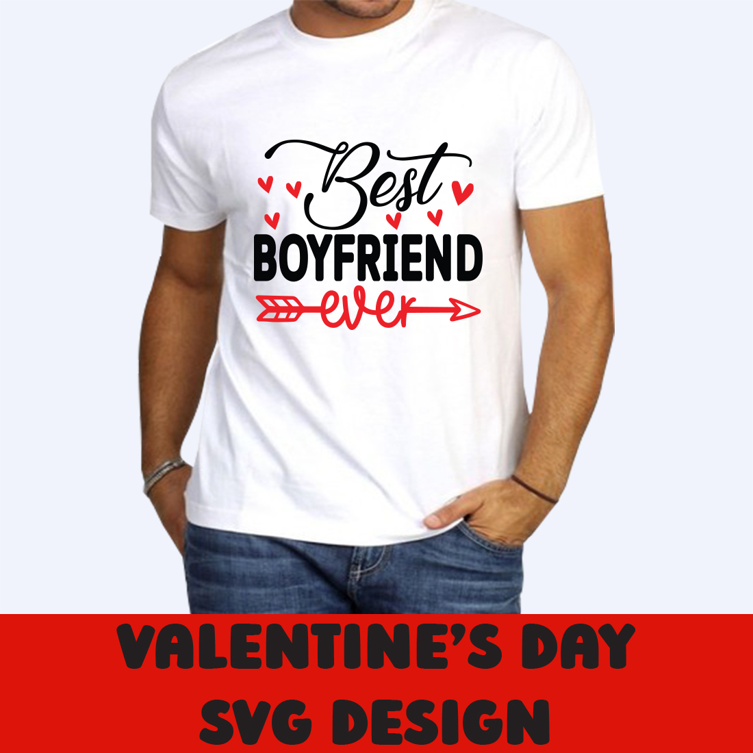 Image of a t-shirt with a unique Best Boyfriend Ever slogan