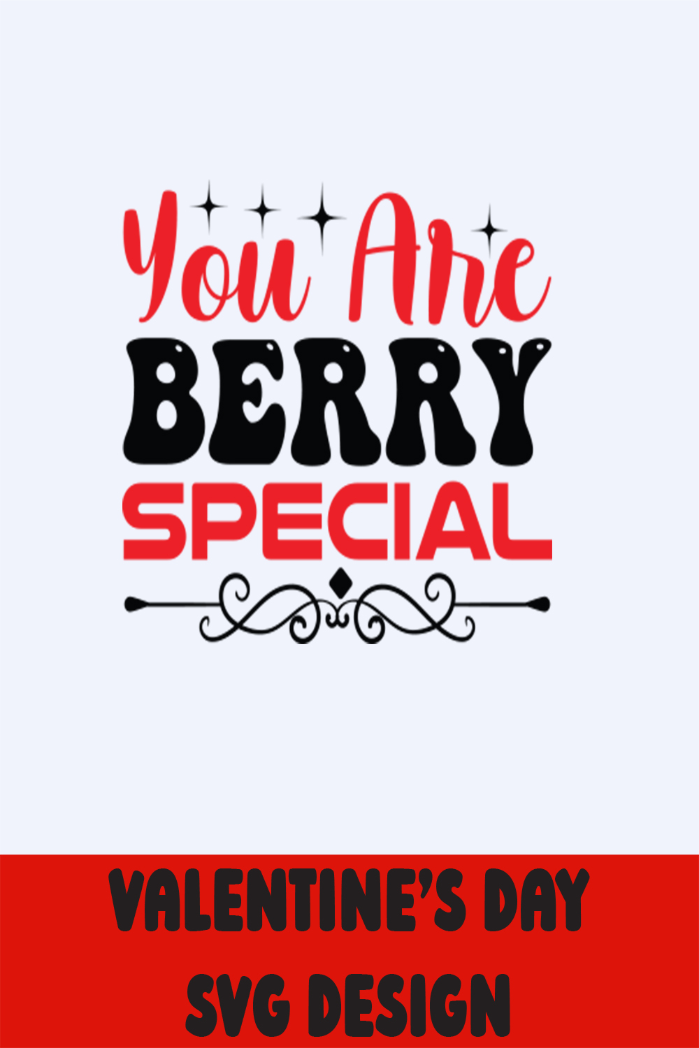 Image with adorable printable lettering You Are Berry Special