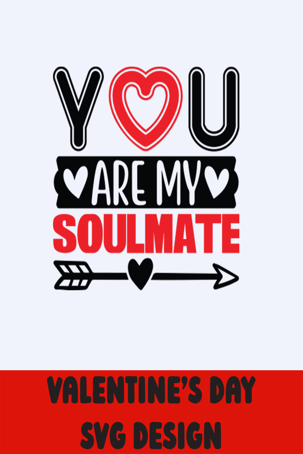 Image with exquisite printable lettering You Are My Soulmate