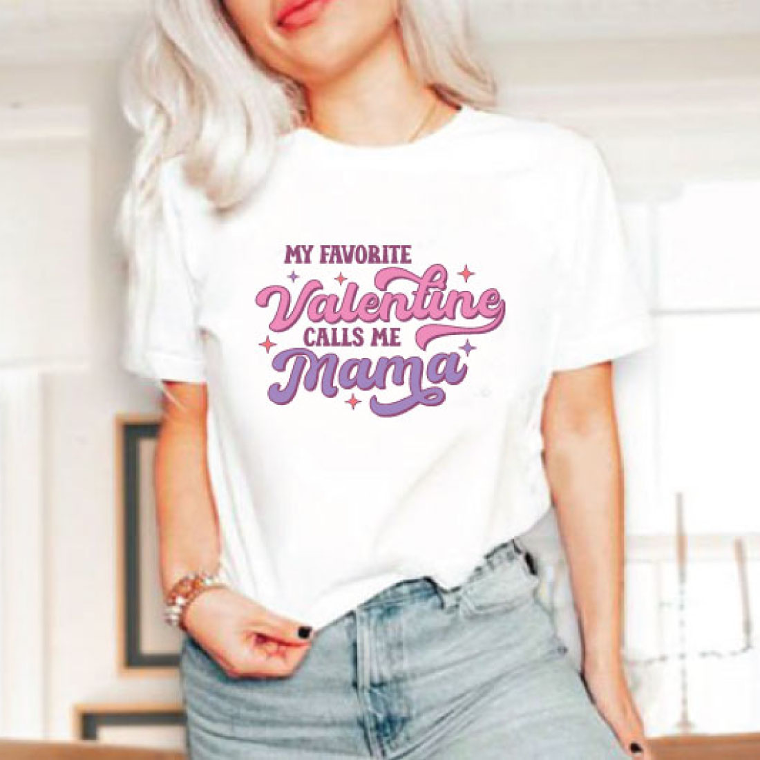 Mama Mini Valentine’s Sublimation Bundle t-shirt design.