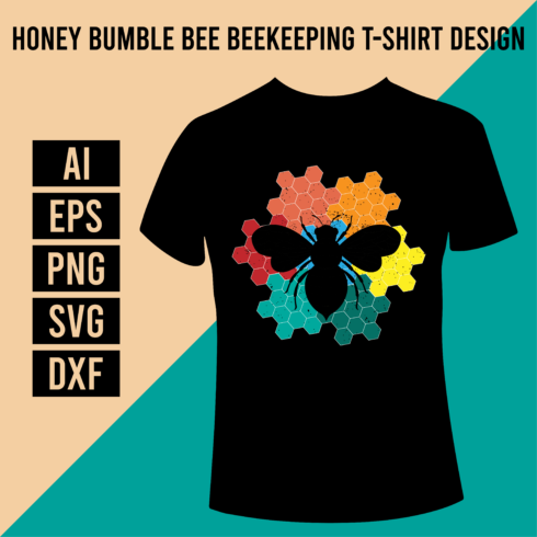 Honey Bumble Bee Beekeeping T- Shirt Design main cover.