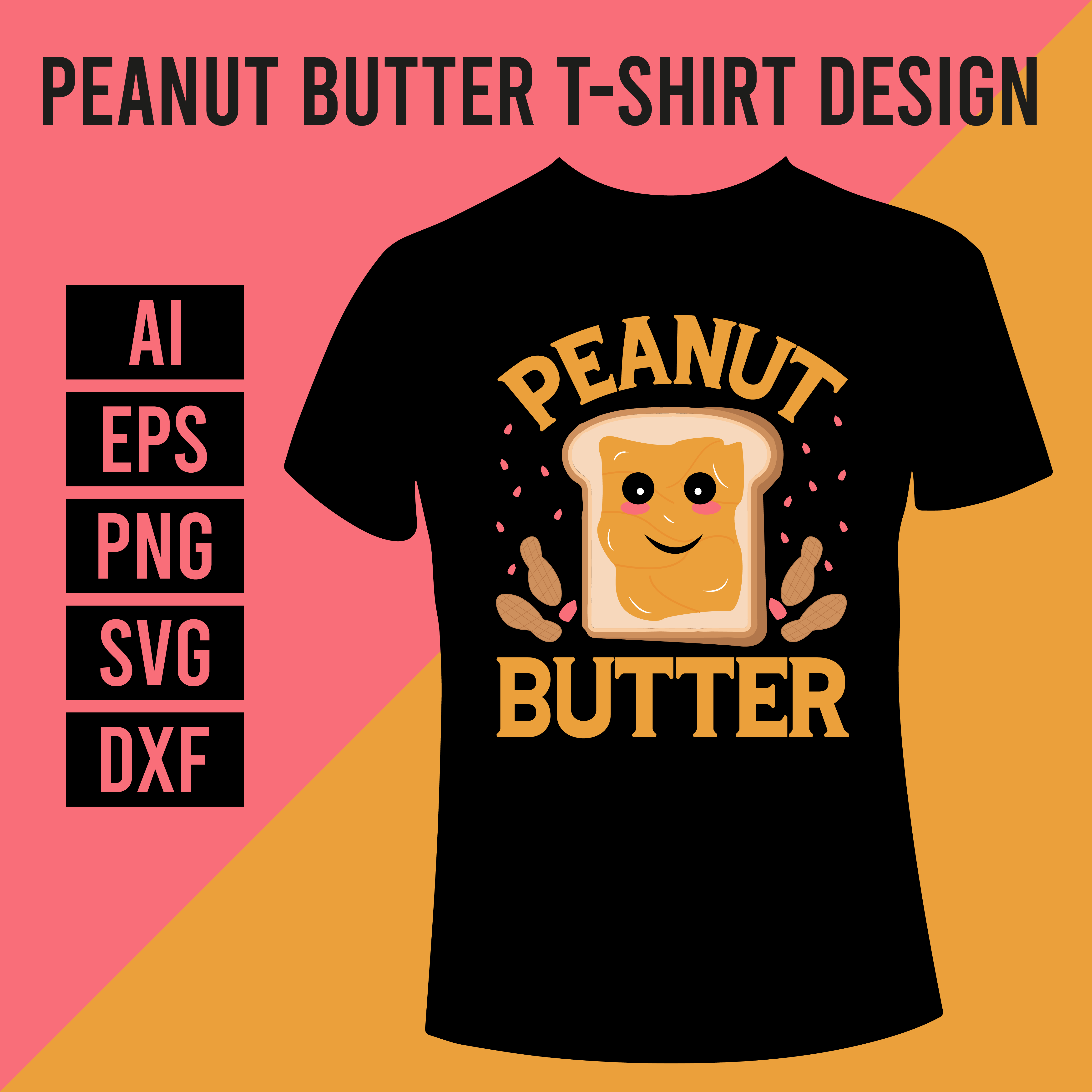 Peanut Butter T-Shirt Design main cover