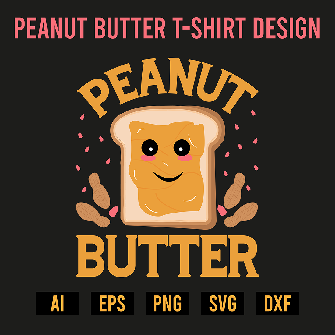 Peanut Butter T-Shirt Design cover