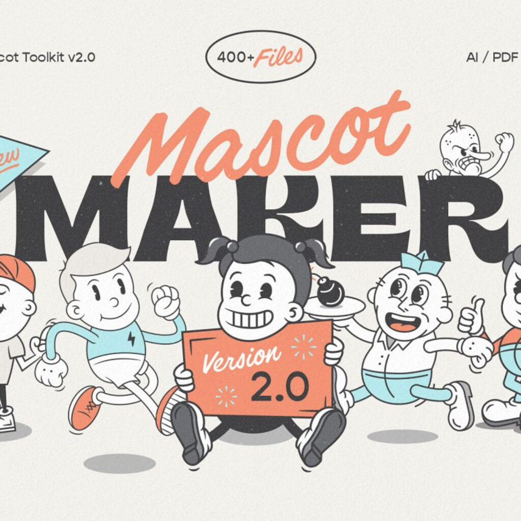 Mascot Maker V2.0: Vector Toolkit – MasterBundles
