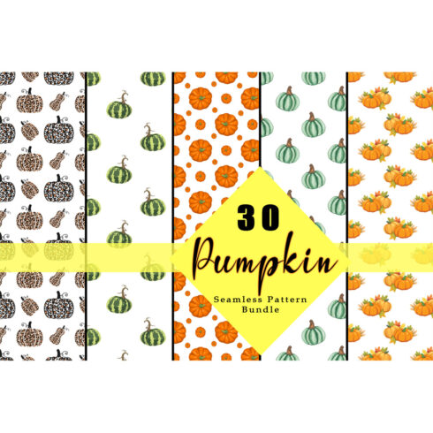 A selection of images of beautiful patterns with pumpkins