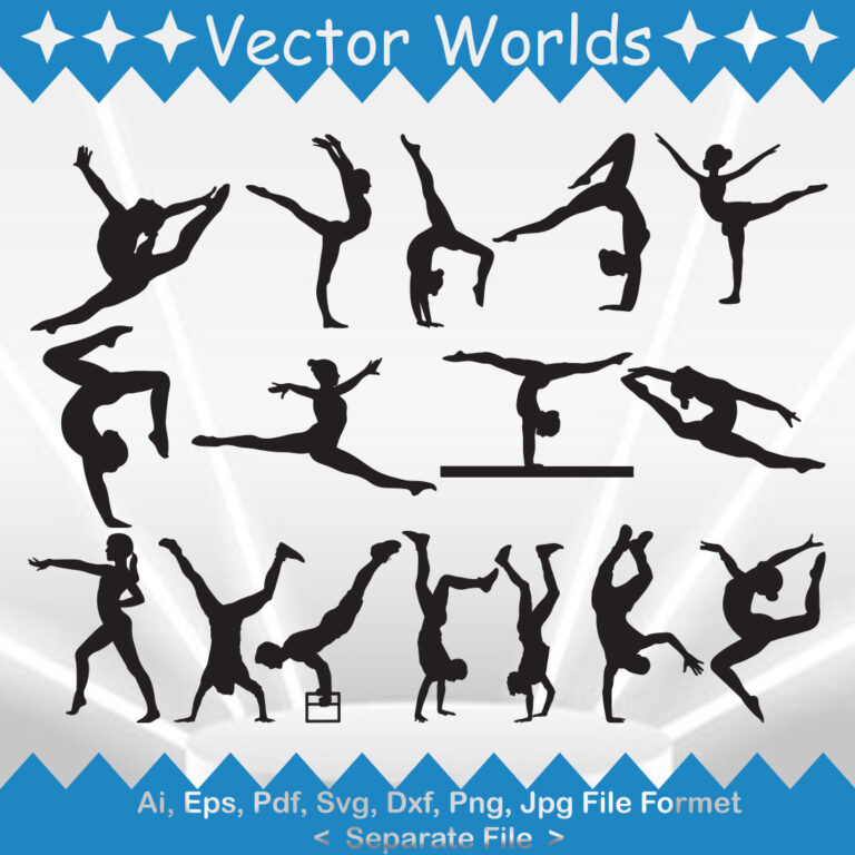 Gymnastics SVG Vector Design - MasterBundles