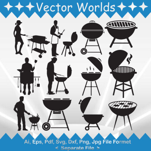 Grilling SVG Vector Design main cover