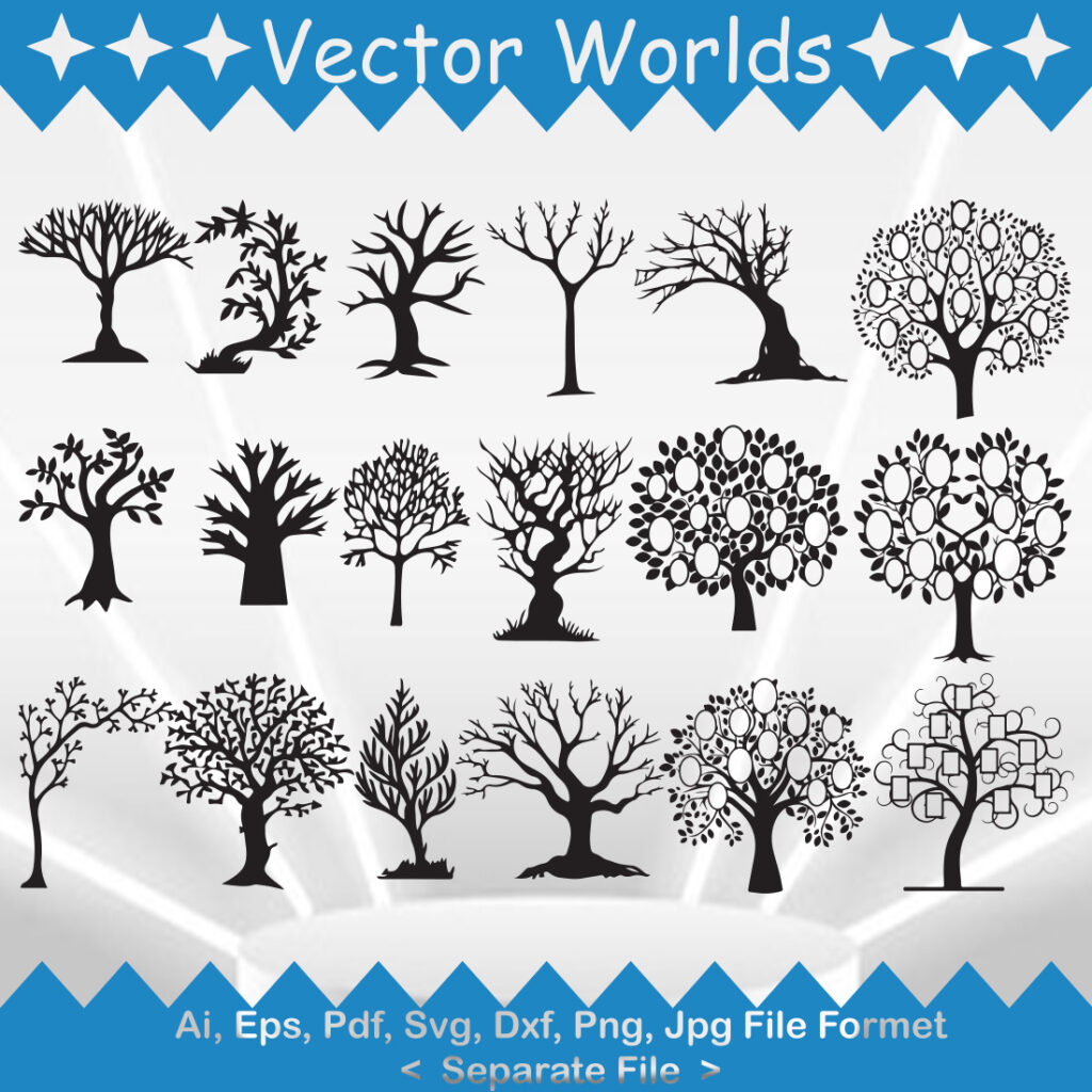 Family Tree SVG Vector Design | MasterBundles