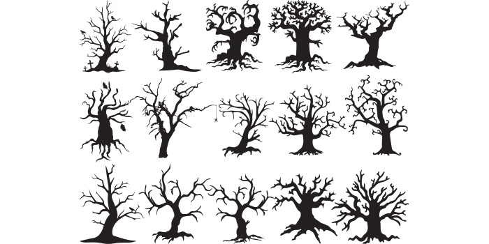 Halloween Tree SVG Vector Design - MasterBundles