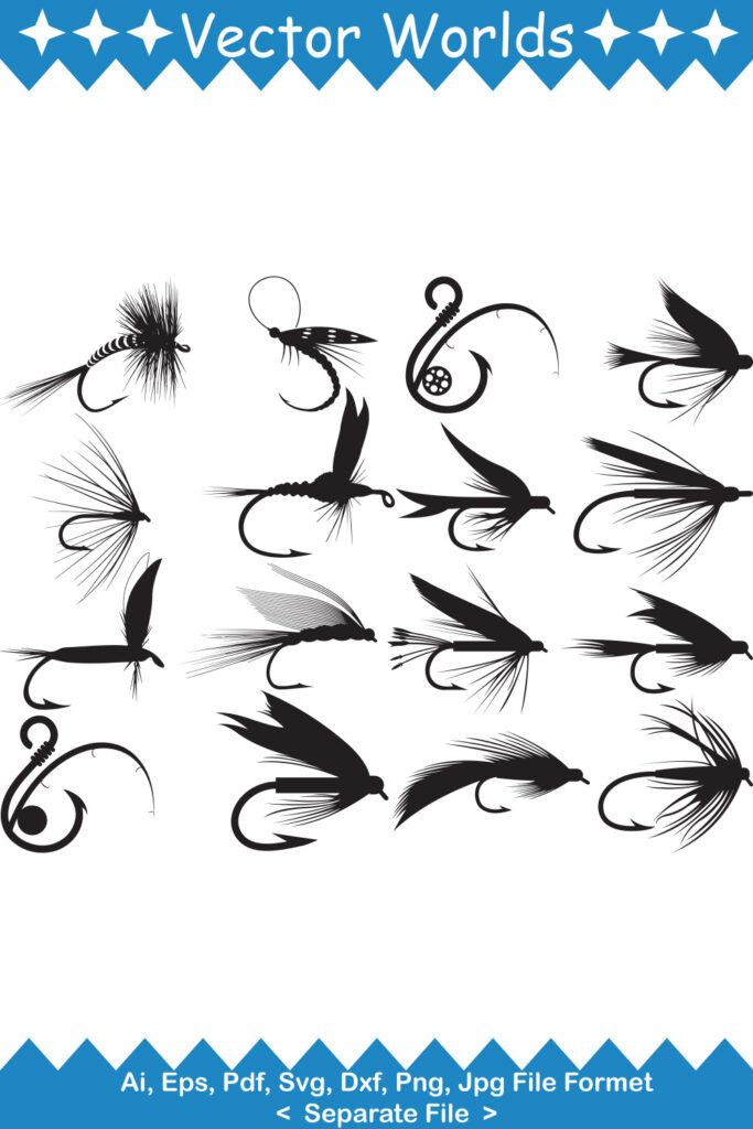 Fly Fishing SVG Vector Design | MasterBundles