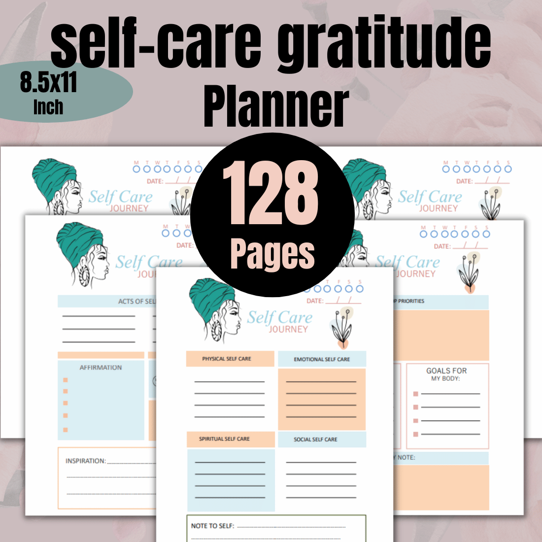 Self-Care Gratitude for Women main cover.