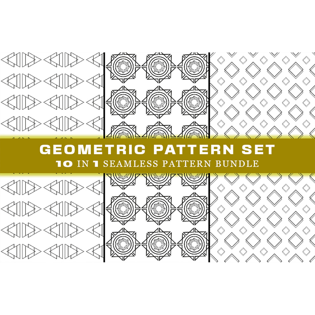 Set of images of exquisite geometric patterns