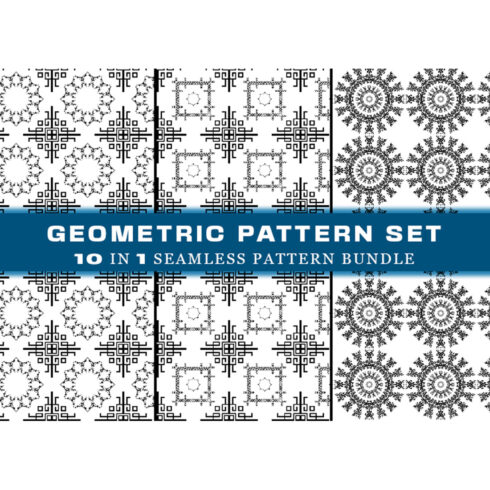 Pack of images of beautiful geometric patterns