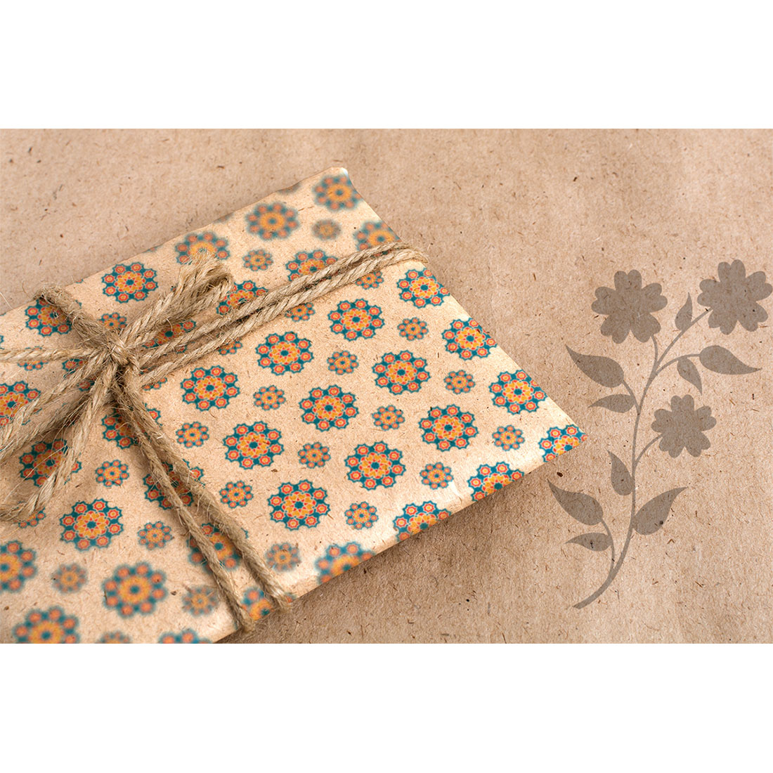 Image with wrapping paper with amazing geometric patterns