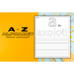 A to Z Lowercase Alphabets Word Tracing Worksheets - MasterBundles