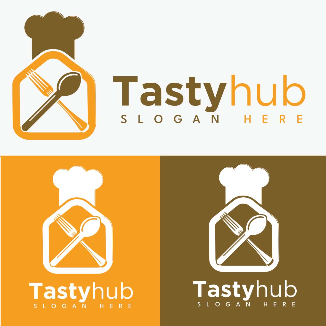 Restaurant Logo Template image preview.