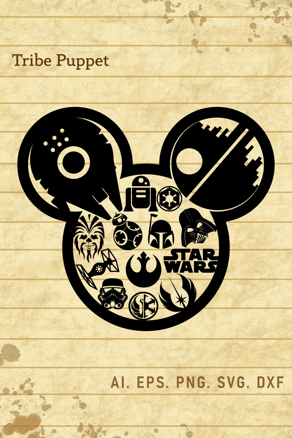 Star Wars Mickey pinterest preview image.