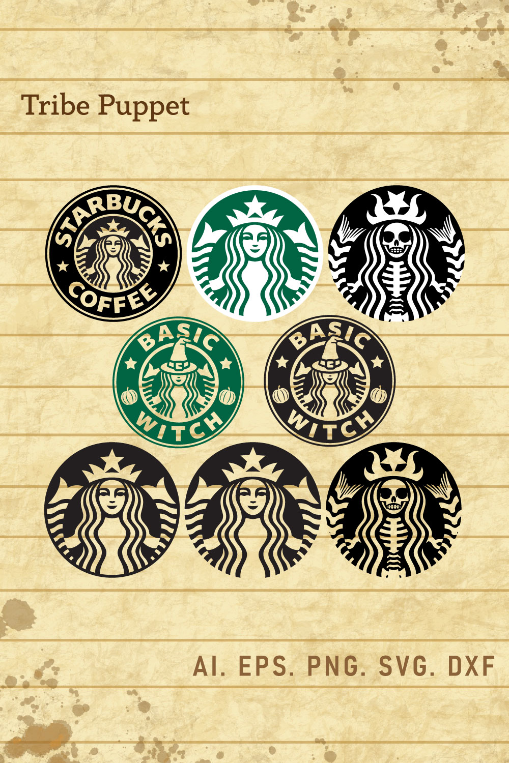 Starbucks Logo Vector pinterest preview image.