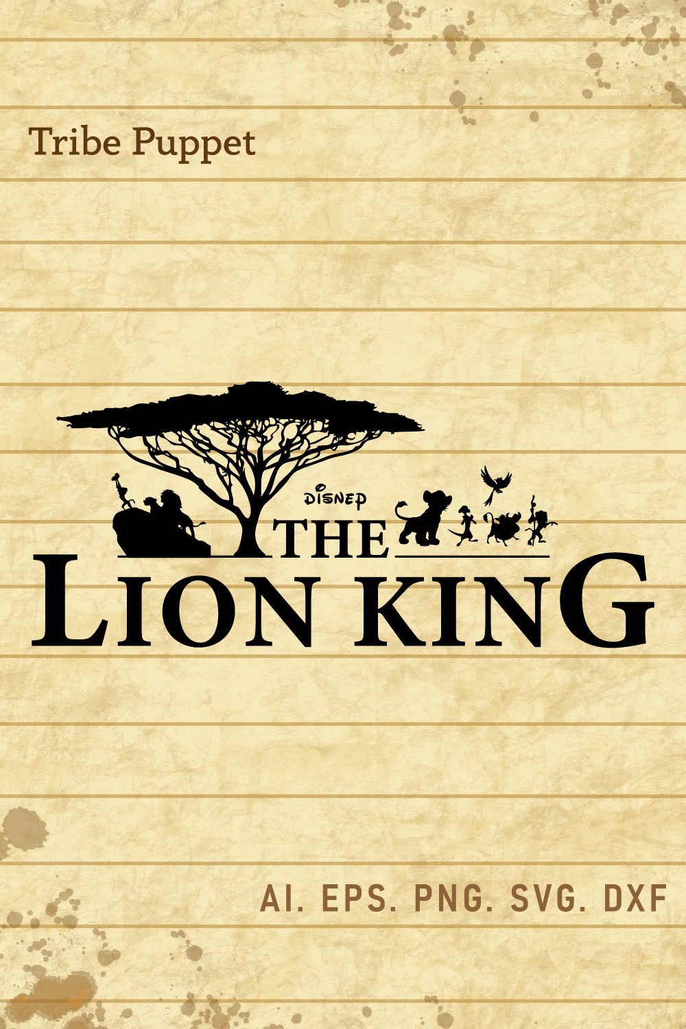 Disney The Lion King Vector pinterest preview image.