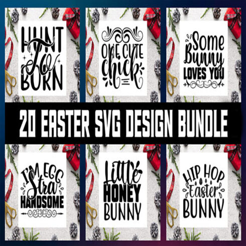 20-Easter SVG Design Bundle main cover