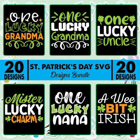 St.Patrick's Day Svg Designs Bundle.