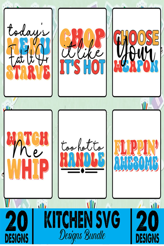 Kitchen SVG Designs Bundle - MasterBundles