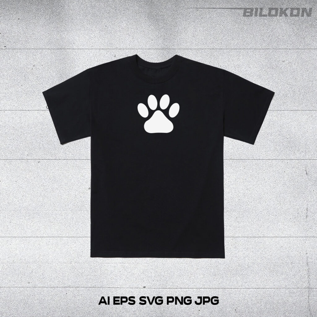 Paw Prints Design Set Icon | MasterBundles