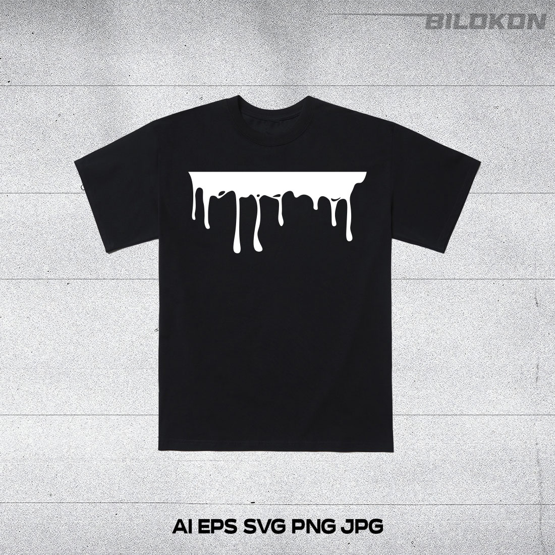 T-shirt Paint Flow SVG Vector cover image.