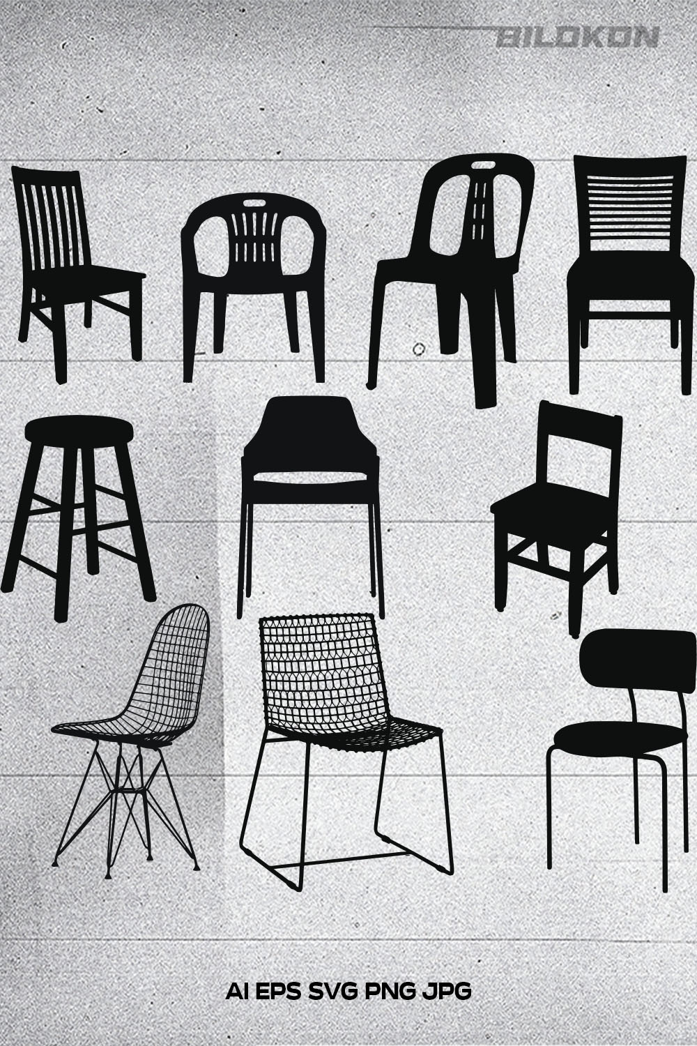 A selection of wonderful images of chair silhouettes