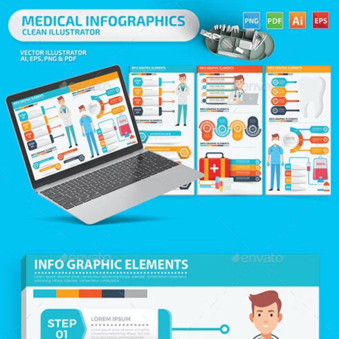 Medical Infographics Main Cover.