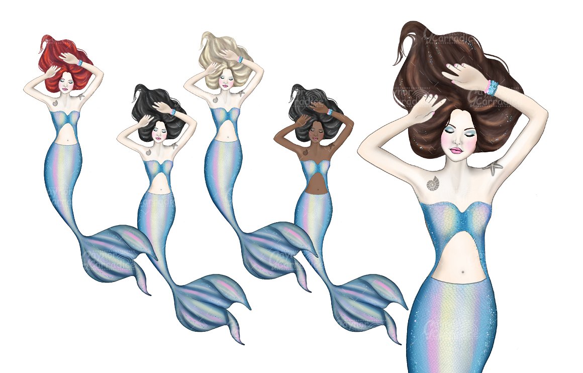 mermaid clipart 2 01 41