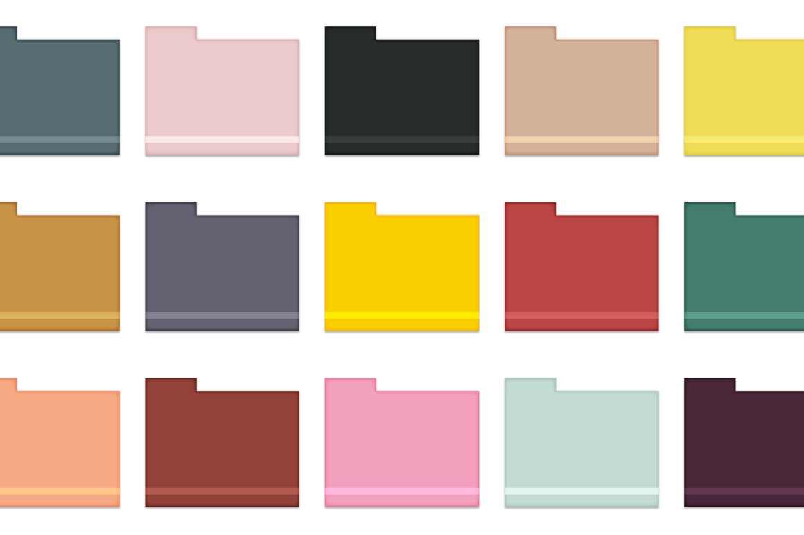 minimalist folder icons 2c 164