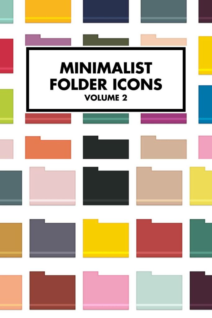 Minimalist Folder Icons Volume 2 – MasterBundles