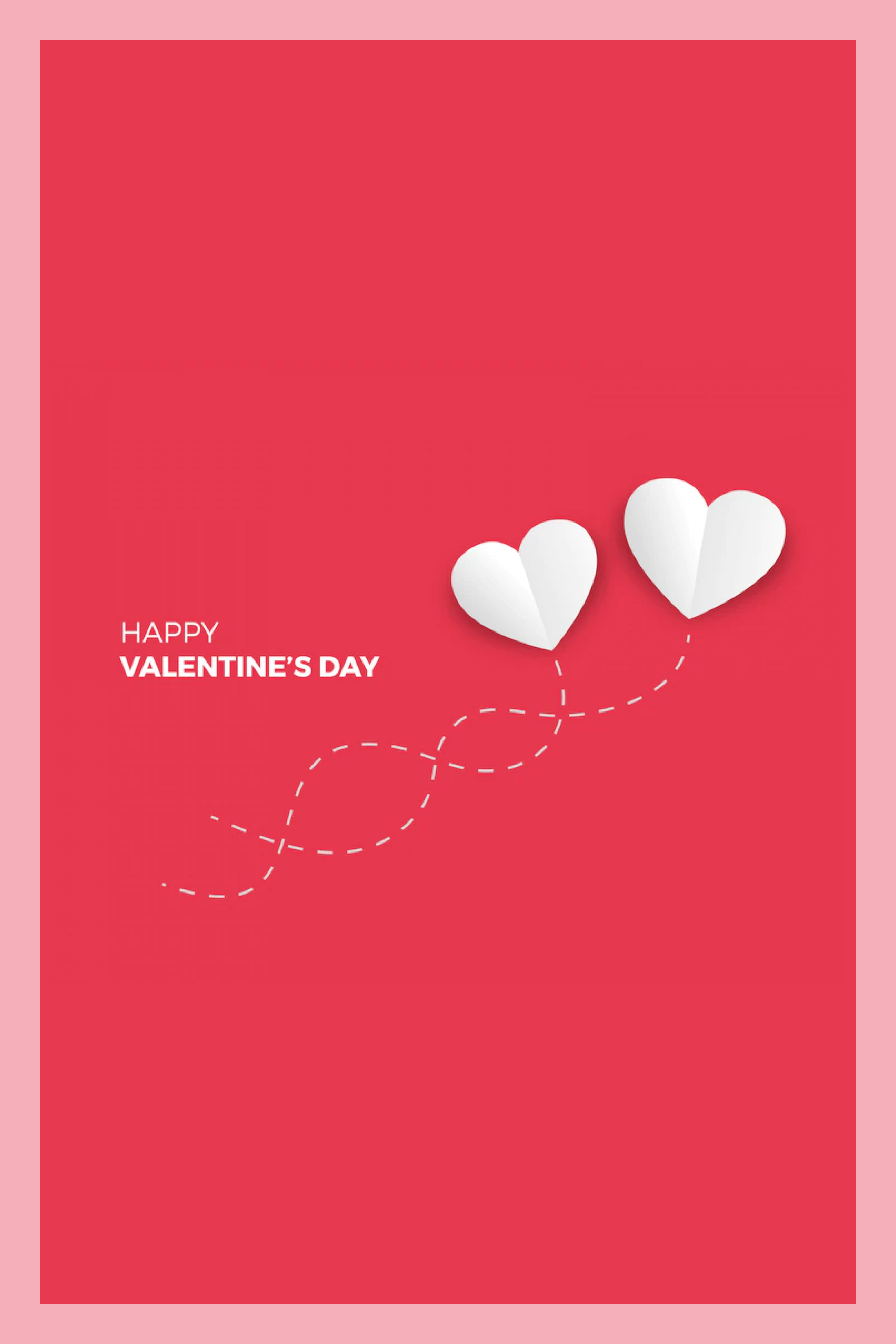 Happy Valentines Day Lettering 14th Of February Greeting Card Black And Red  Inscription With Hearts On White Background Stock Illustration - Download  Image Now - iStock