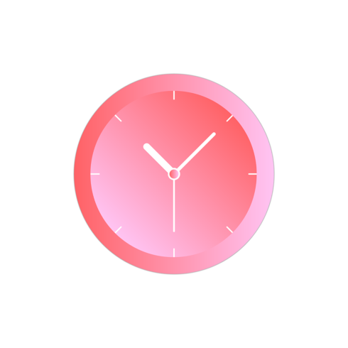 Modern Clock Icon Design cover image.