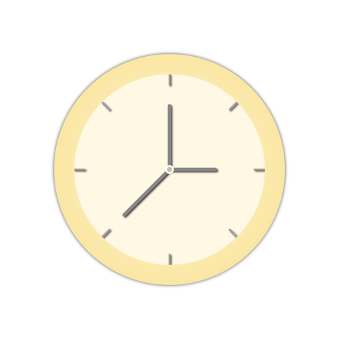 Modern Clock Beige Design cover image.