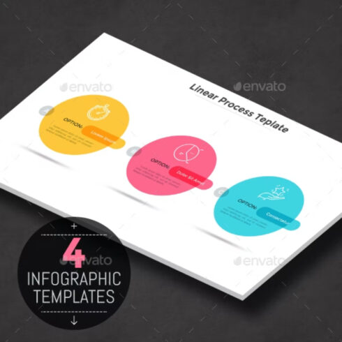 Modern Infographic Process Template Main Cover.
