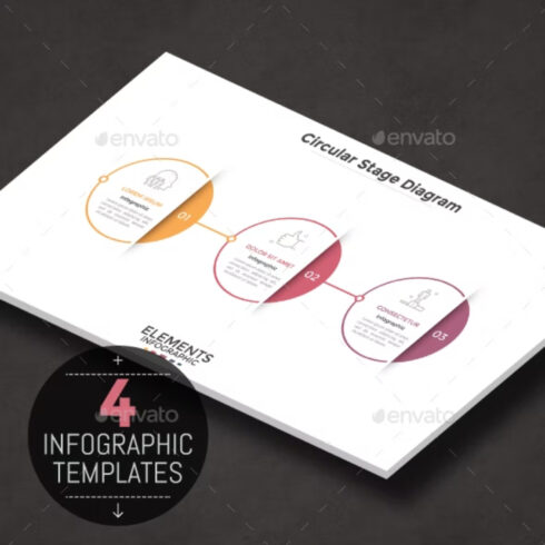 Modern Infographic Timeline Template Main Cover.