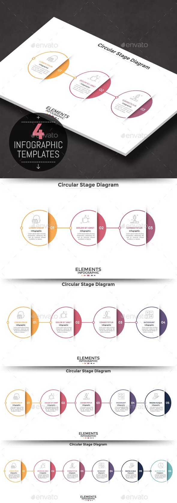 modern infographic timeline template 825