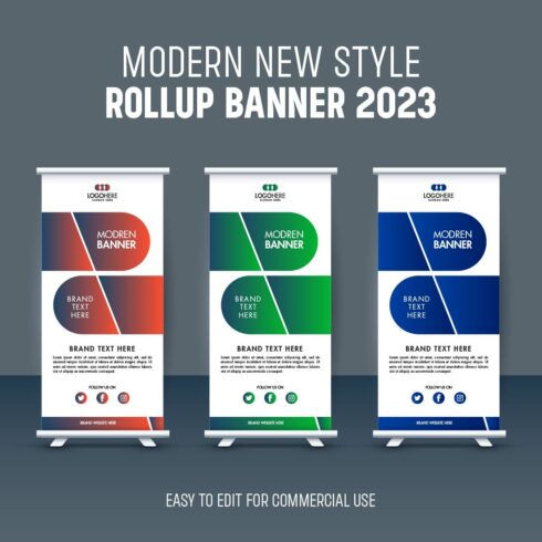 Modern New Style Rollup Banner main cover.