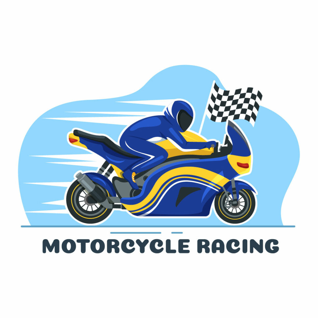 12 Motorcycle Racing Championship Illustration - MasterBundles