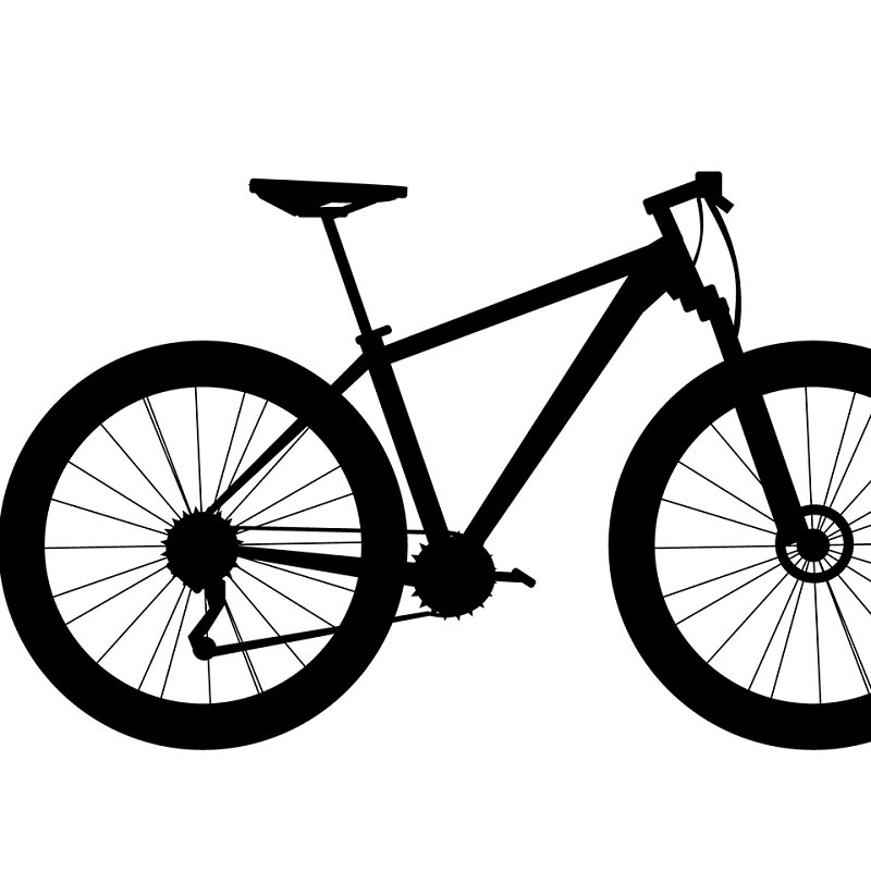 black white mtb