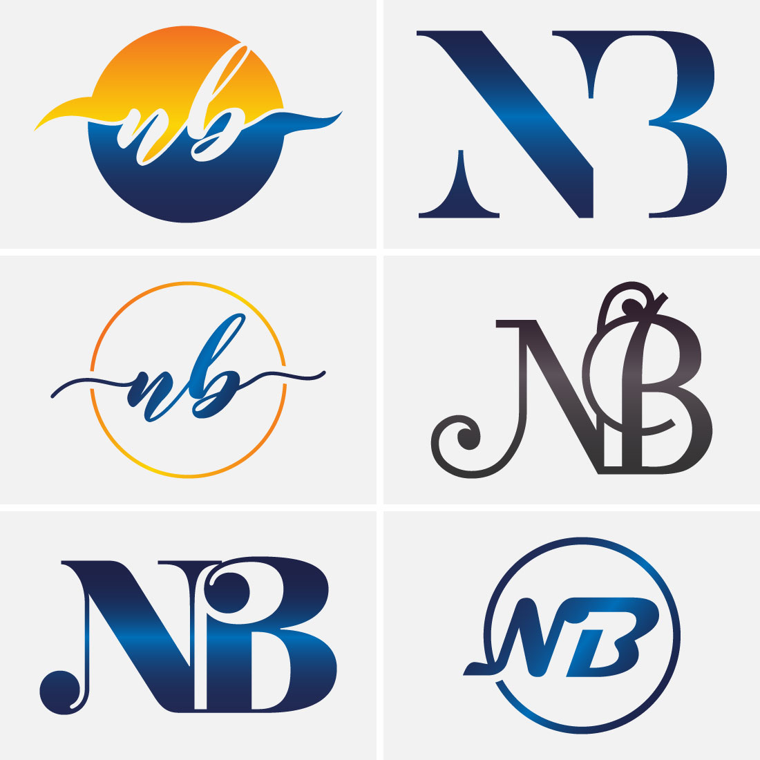 Nb Initial Monogram Logo Stock Vector (Royalty Free) 343103201 |  Shutterstock