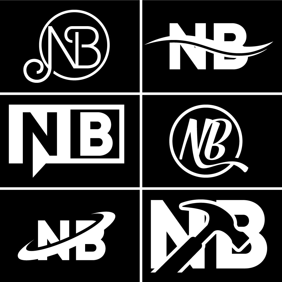 NB letter logo design template vector Stock Vector | Adobe Stock