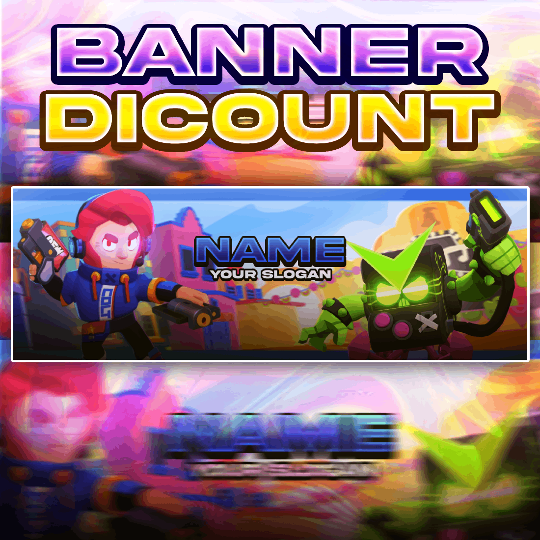 GAMING  BANNER COVER DESIGN TEMPLATE