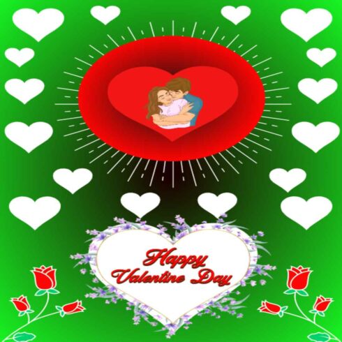 Valentine Day - Greeting Card Template main cover.
